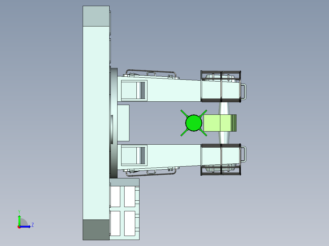舰艇导弹左视图