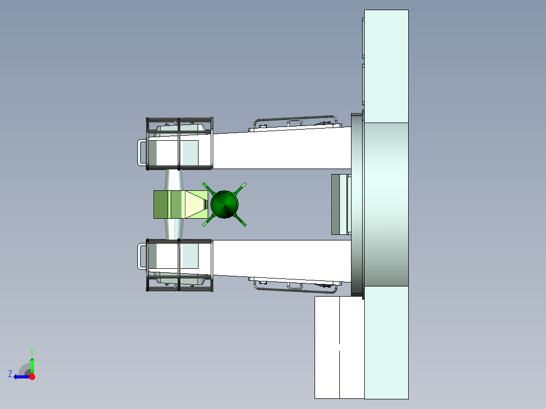 舰艇导弹右视图