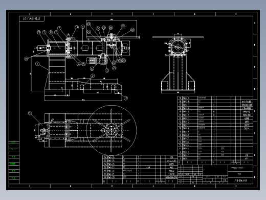 焊接变位机全套图纸（原创）