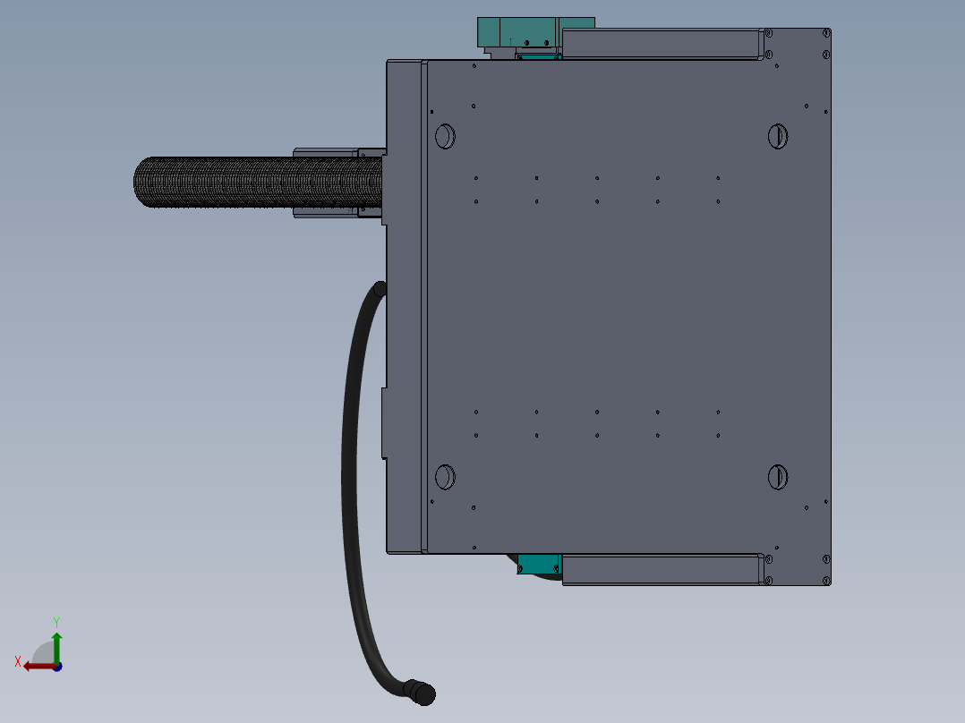 ZDH-HANJ-007 三轴LED灯引角锡焊机 3D模型后视图