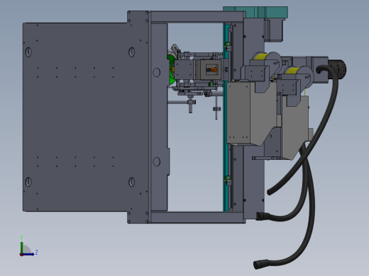 ZDH-HANJ-007 三轴LED灯引角锡焊机 3D模型左视缩略图