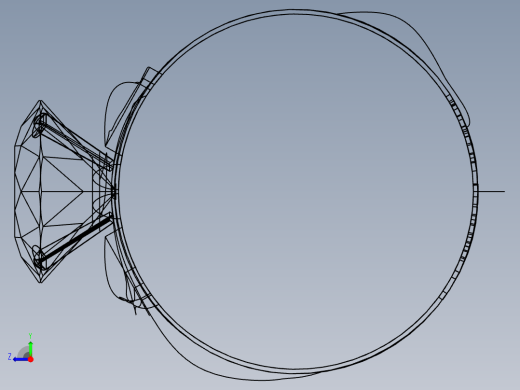 Solidworks钻戒模型右视缩略图