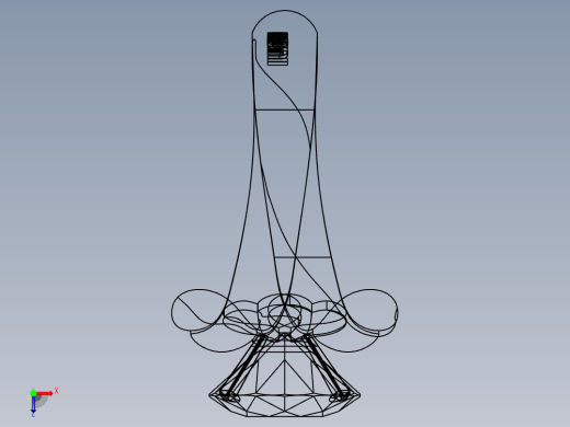 Solidworks钻戒模型俯视缩略图