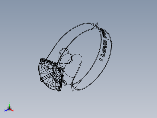 Solidworks钻戒模型正等轴测缩略图