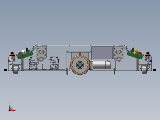 前后进差速AGV前视缩略图