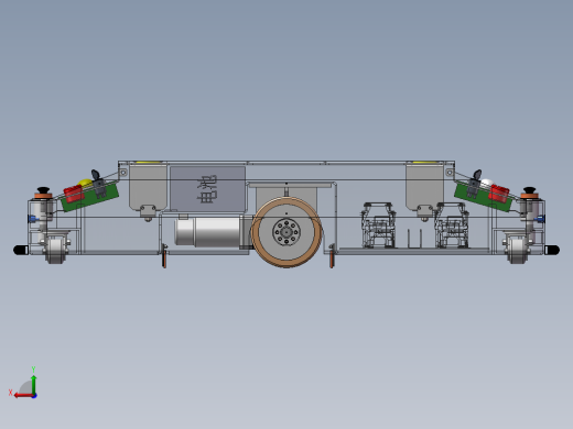 前后进差速AGV后视缩略图