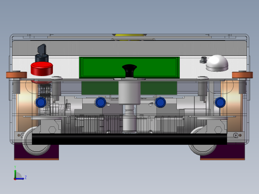 前后进差速AGV左视缩略图