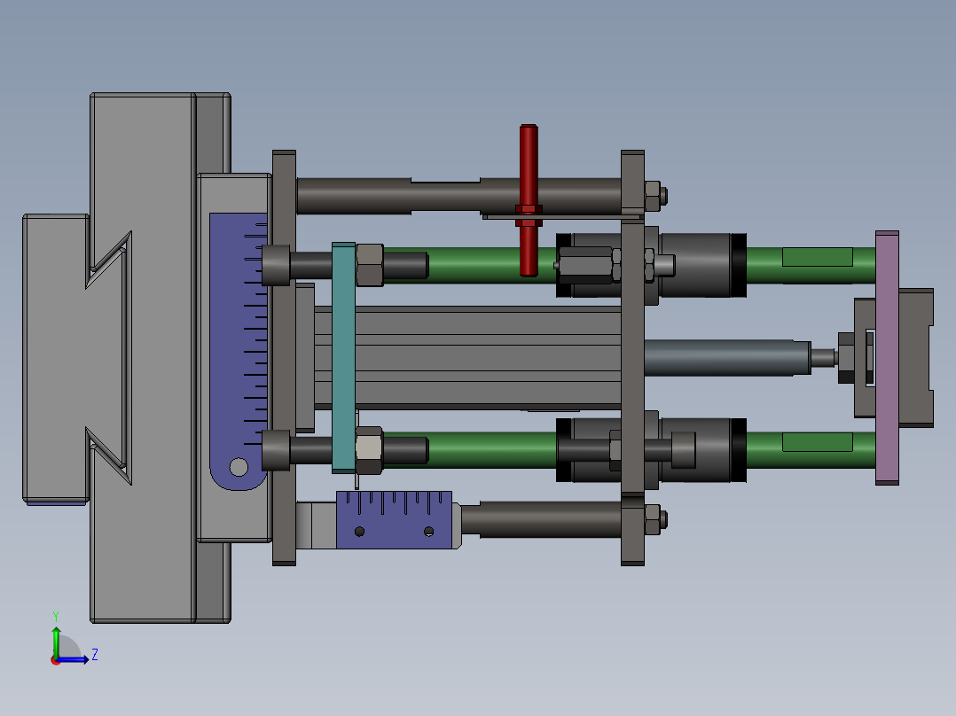 SM-M-A01光电检测仪左视图
