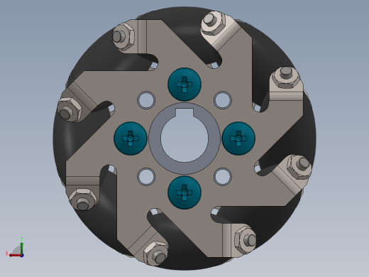 omni wheel麦克纳姆轮后视缩略图