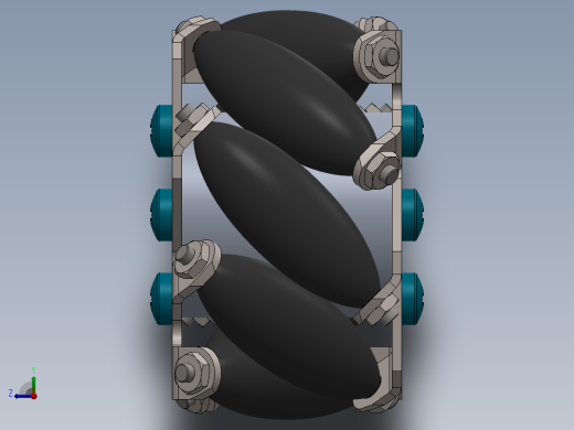 omni wheel麦克纳姆轮右视缩略图