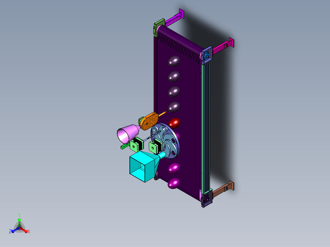 鸡蛋物体开孔填充机