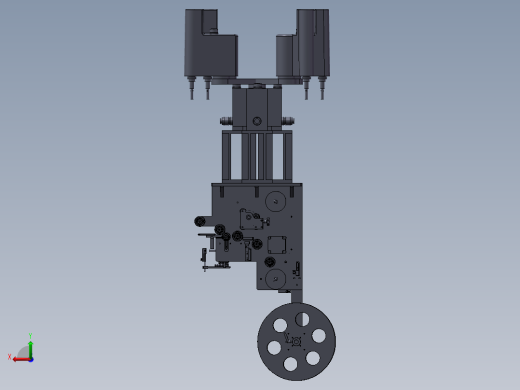 铝合金板折弯机后视缩略图