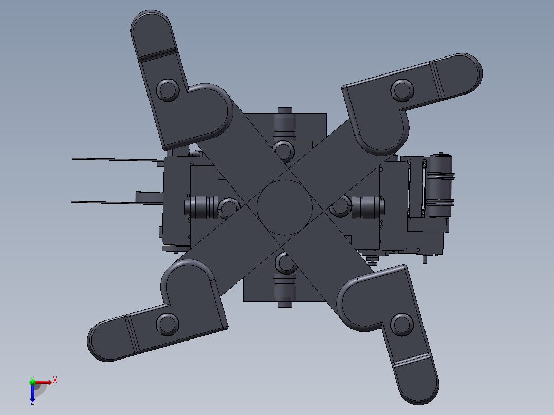 铝合金板折弯机俯视图