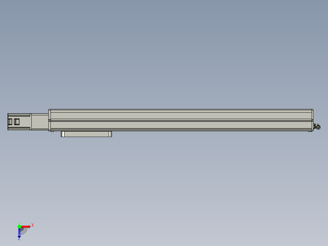 威洛博VC丝杆传动-无尘环境VC22-S900-BC-P75俯视图