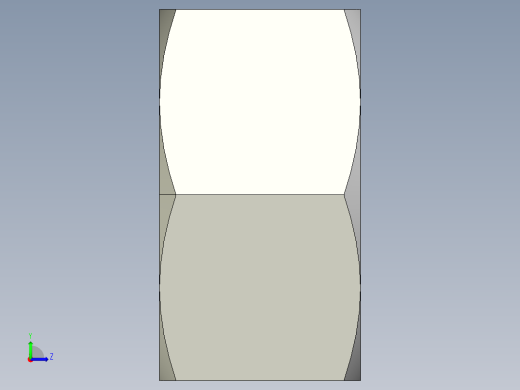 DIN 934 螺母-M16 Nut.STEP左视缩略图