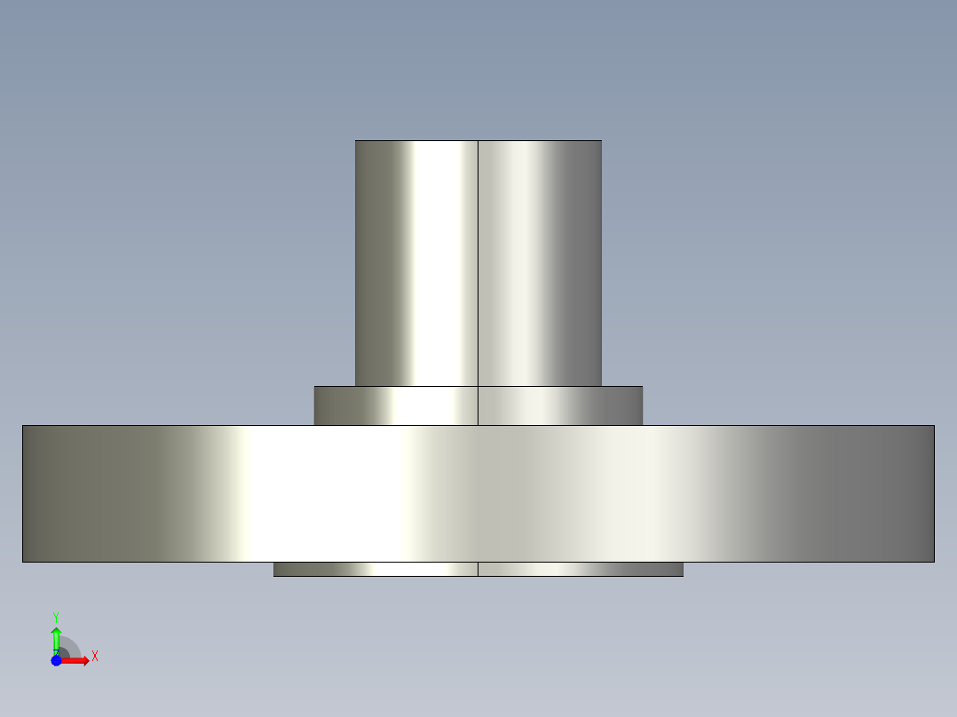 船舶管路系统SeaCor_Flange Vanstone_SPIG_37J156007_0.75in前视图