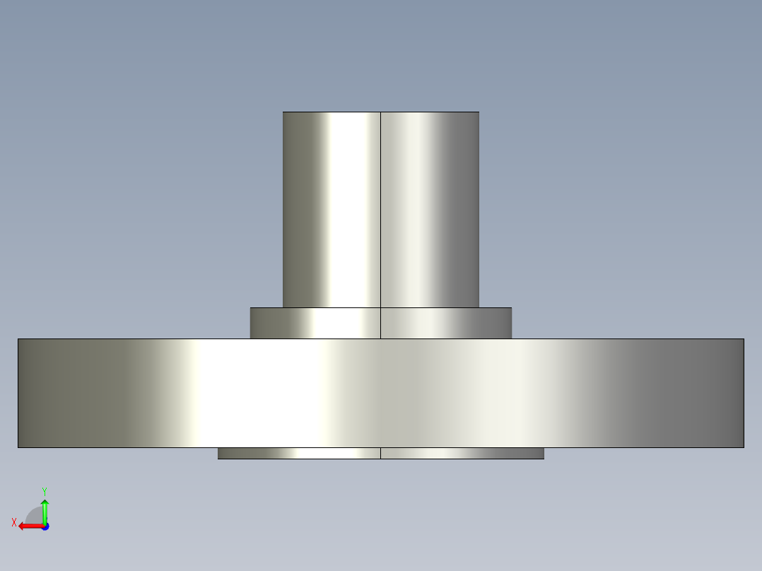 船舶管路系统SeaCor_Flange Vanstone_SPIG_37J156007_0.75in后视图