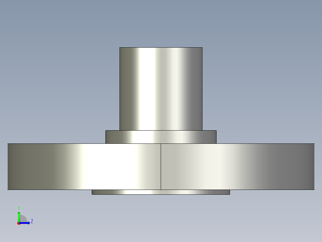 船舶管路系统SeaCor_Flange Vanstone_SPIG_37J156007_0.75in左视图