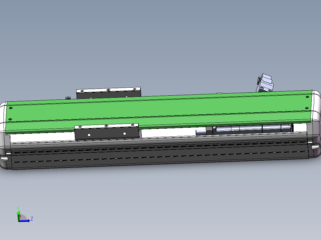 MTH丝杆半封闭模组MTH10-M-100WB主视图