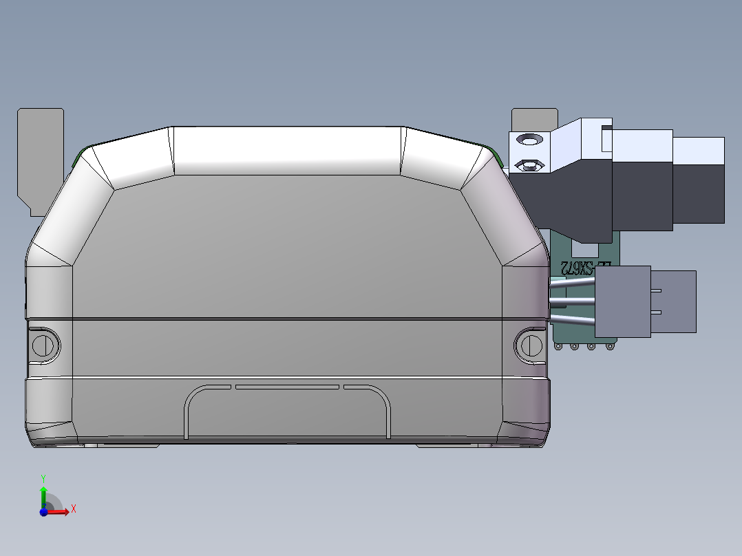 MTH丝杆半封闭模组MTH10-M-100WB前视图