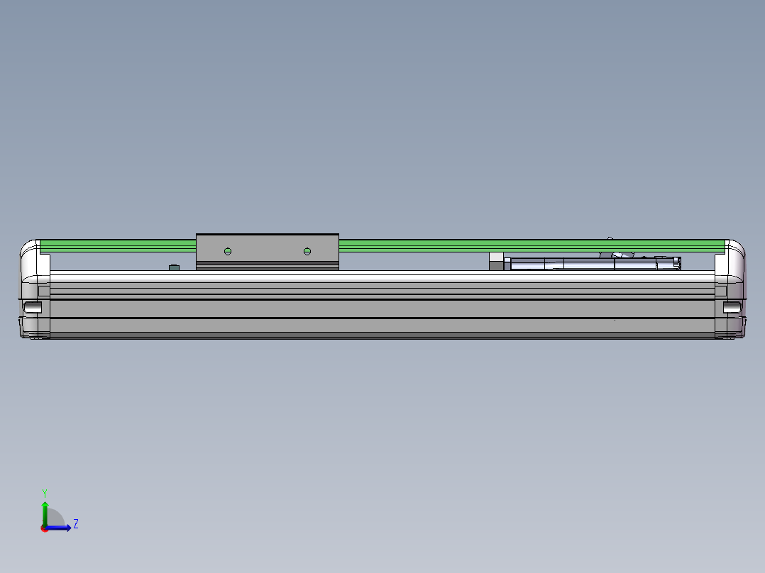 MTH丝杆半封闭模组MTH10-M-100WB左视图