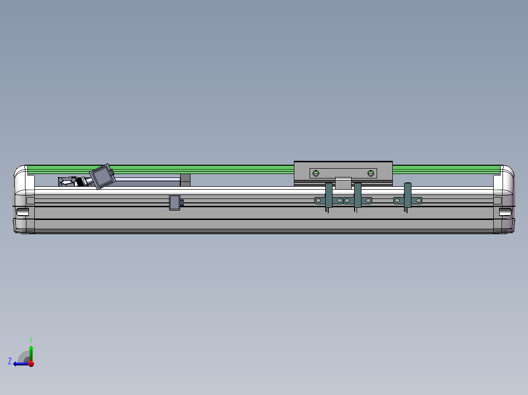 MTH丝杆半封闭模组MTH10-M-100WB右视图