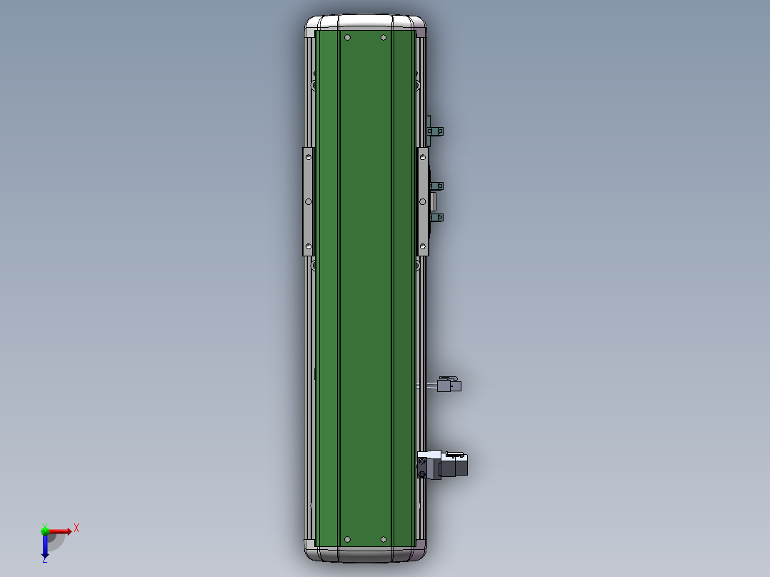 MTH丝杆半封闭模组MTH10-M-100WB俯视图