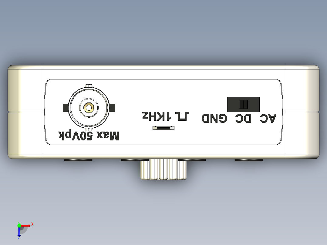 Dso150数字示波器俯视图
