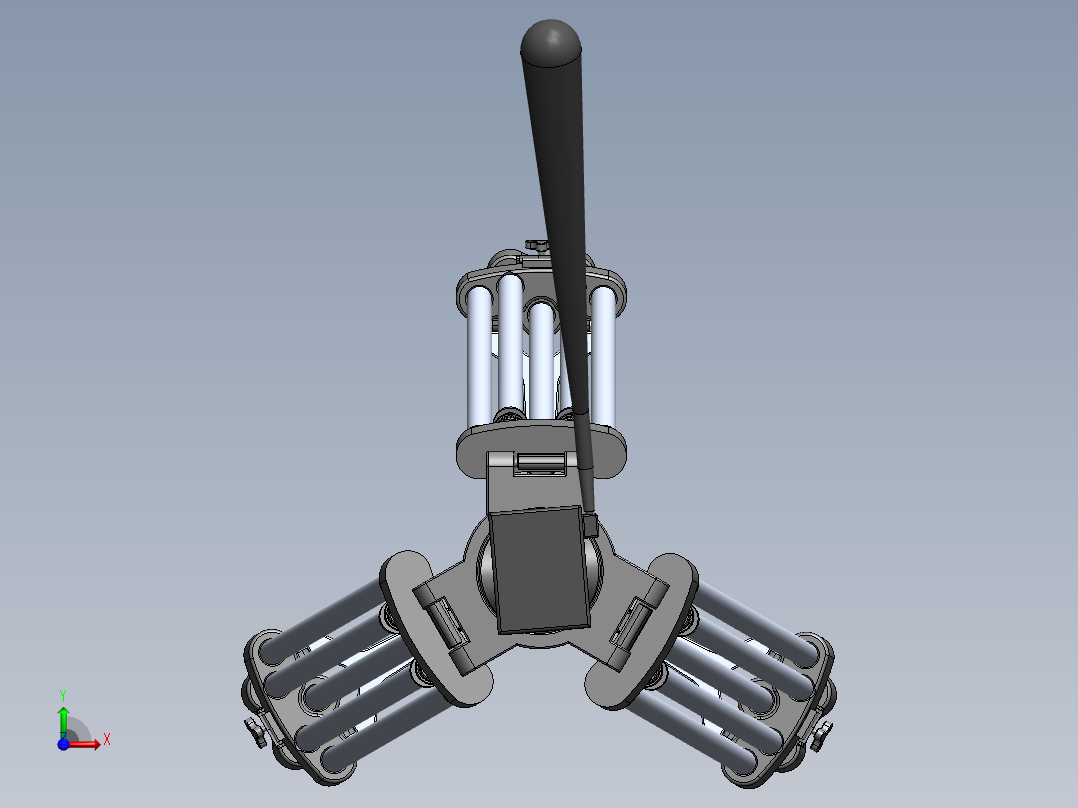 专业三脚架拍摄前视图