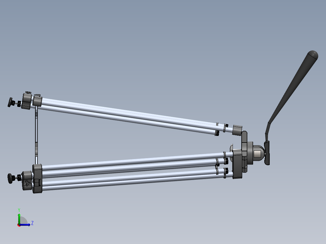 专业三脚架拍摄左视图