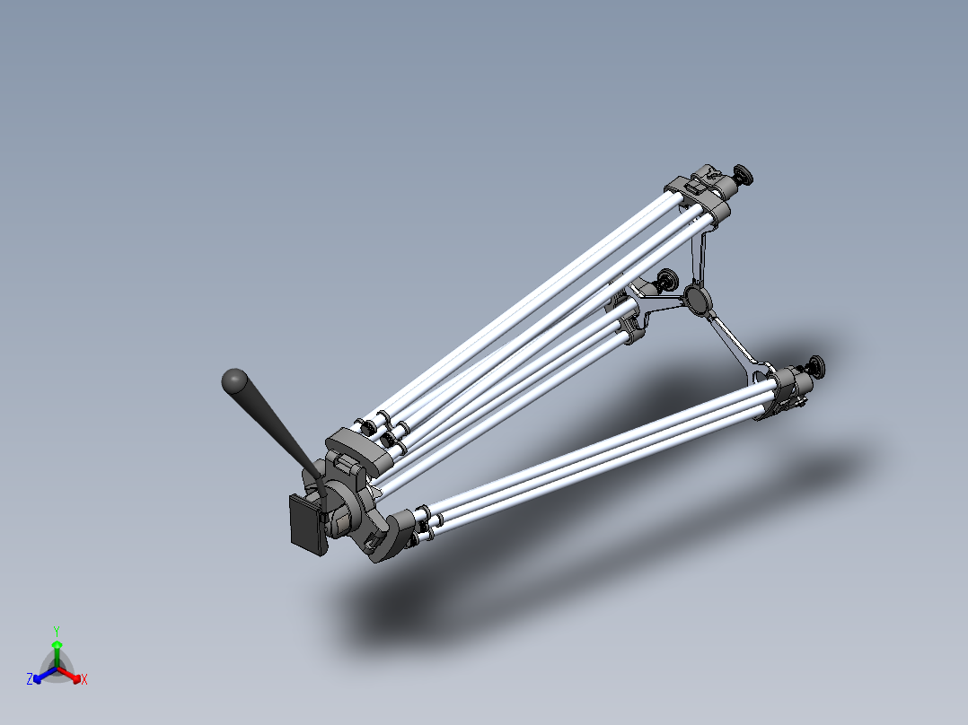 专业三脚架拍摄正等轴测图