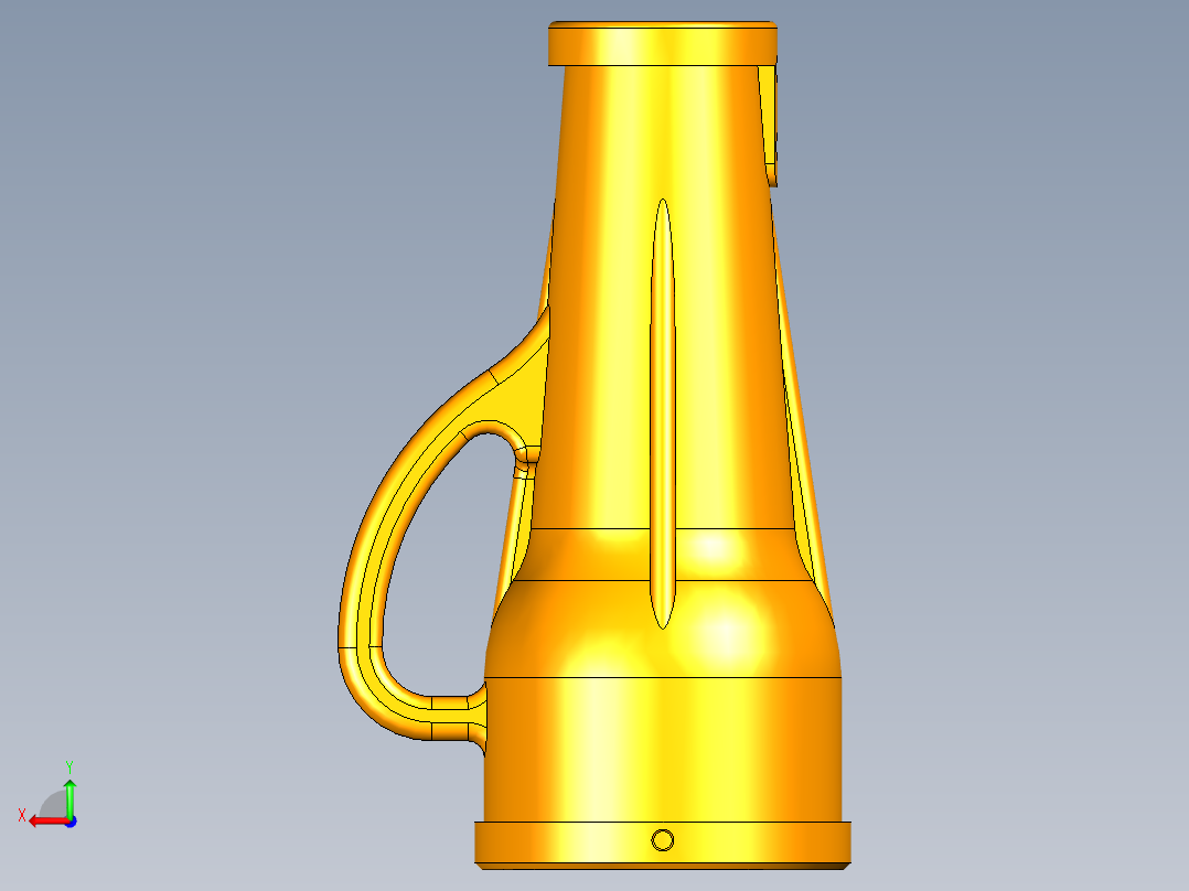 UG千斤顶模型后视图