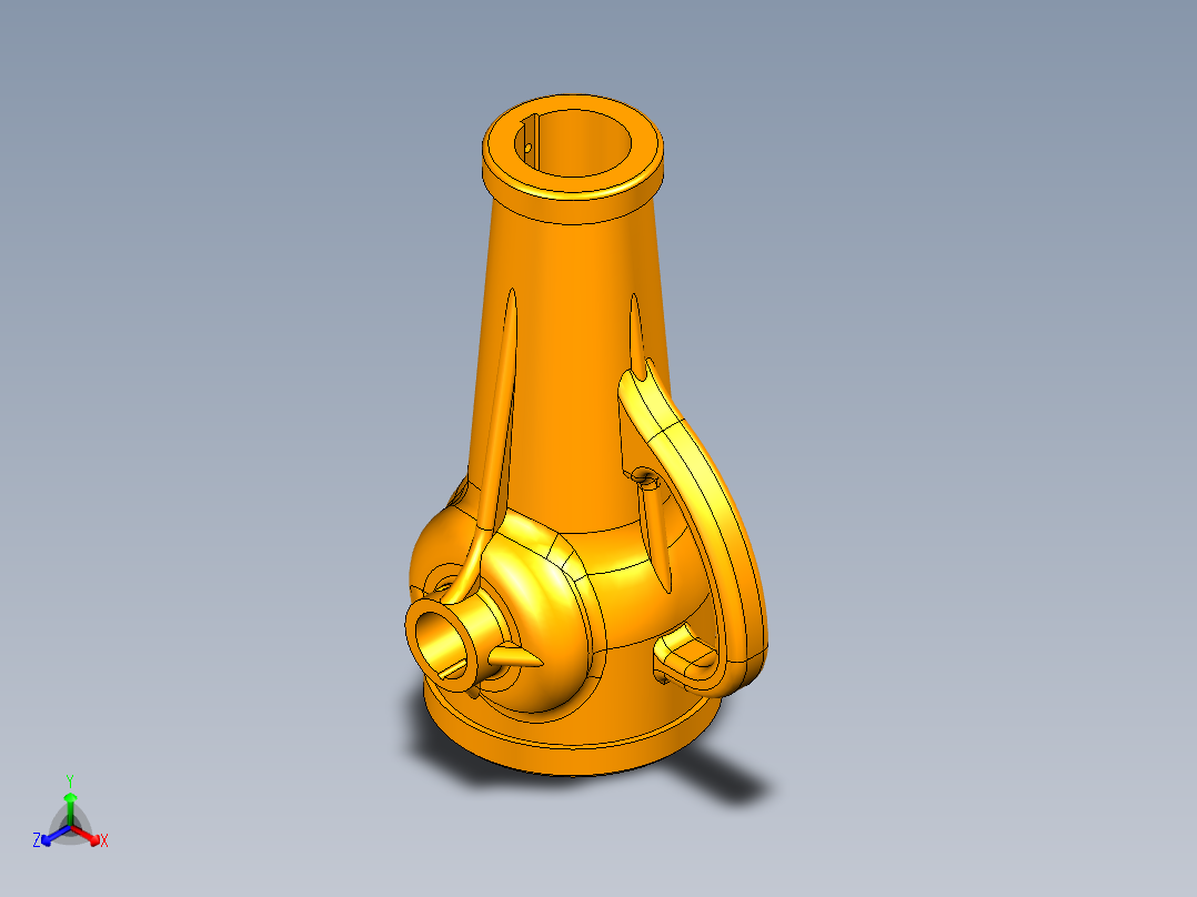 UG千斤顶模型正等轴测图