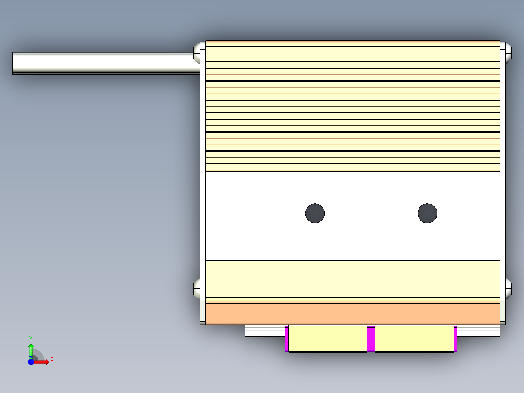 威洛博模组LEHF20-S24-Q-03L前视图