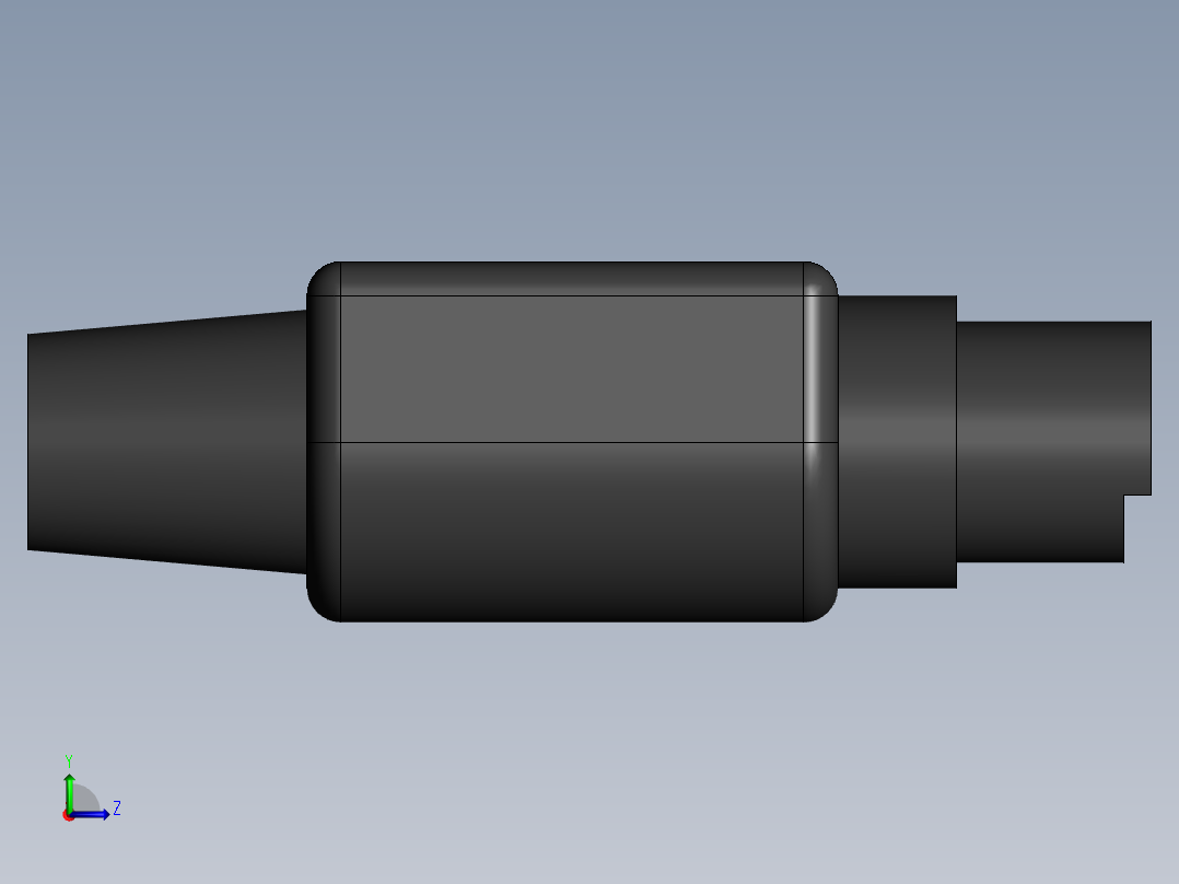 plug-6pin-minidin左视图