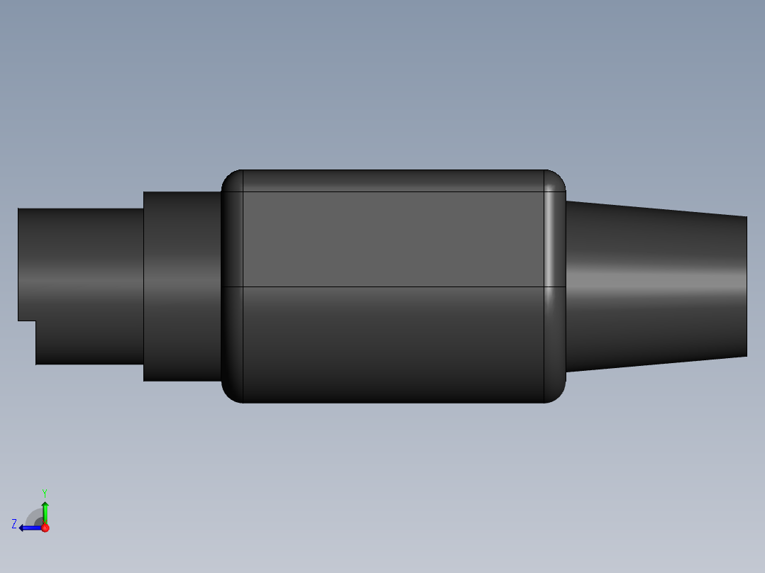 plug-6pin-minidin右视图