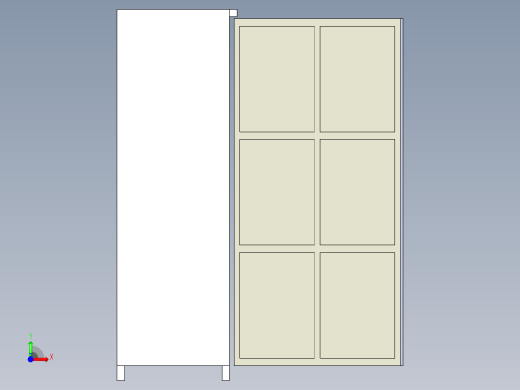 工具柜前视缩略图