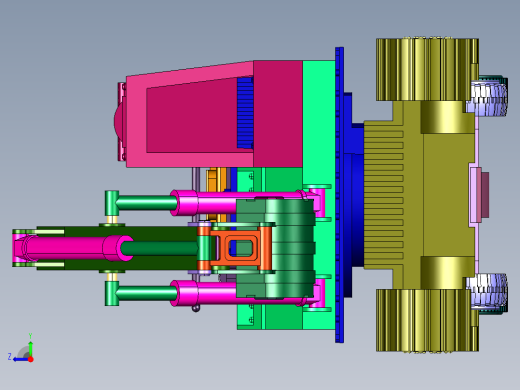 履带轮式一体水陆两用挖机右视缩略图