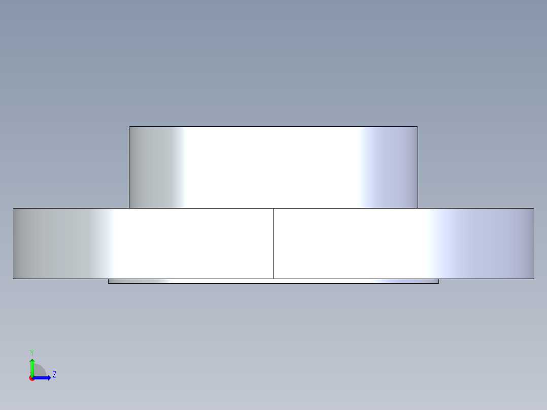 CPVC管件26-Sch80_Flange Vanstone_SOC_9854-030_3in左视图