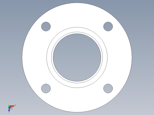 CPVC管件26-Sch80_Flange Vanstone_SOC_9854-030_3in俯视缩略图