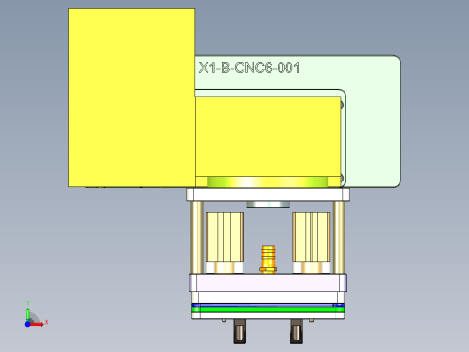 Z581C笔记本CNC工装夹具三维模型-CNC5-0804前视缩略图