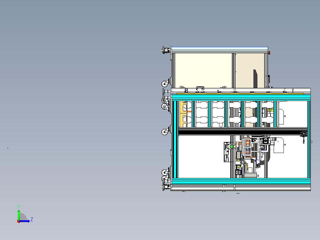 医疗试管挑样机_x_t左视图