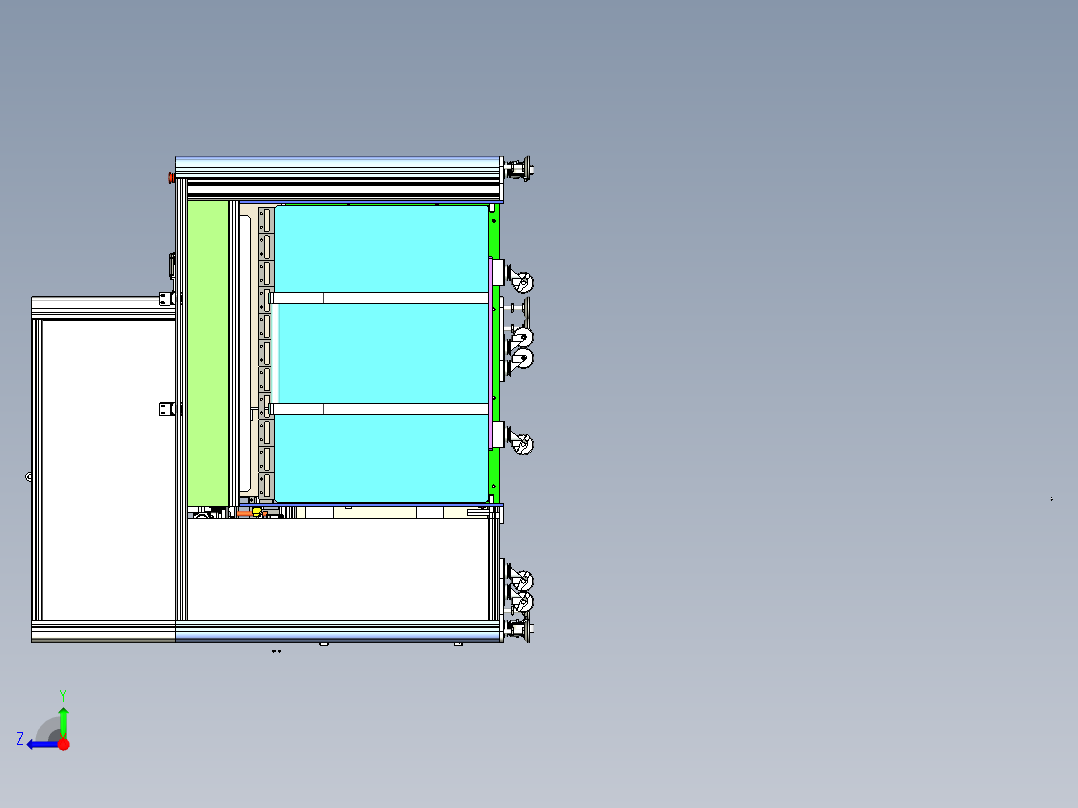 医疗试管挑样机_x_t右视图
