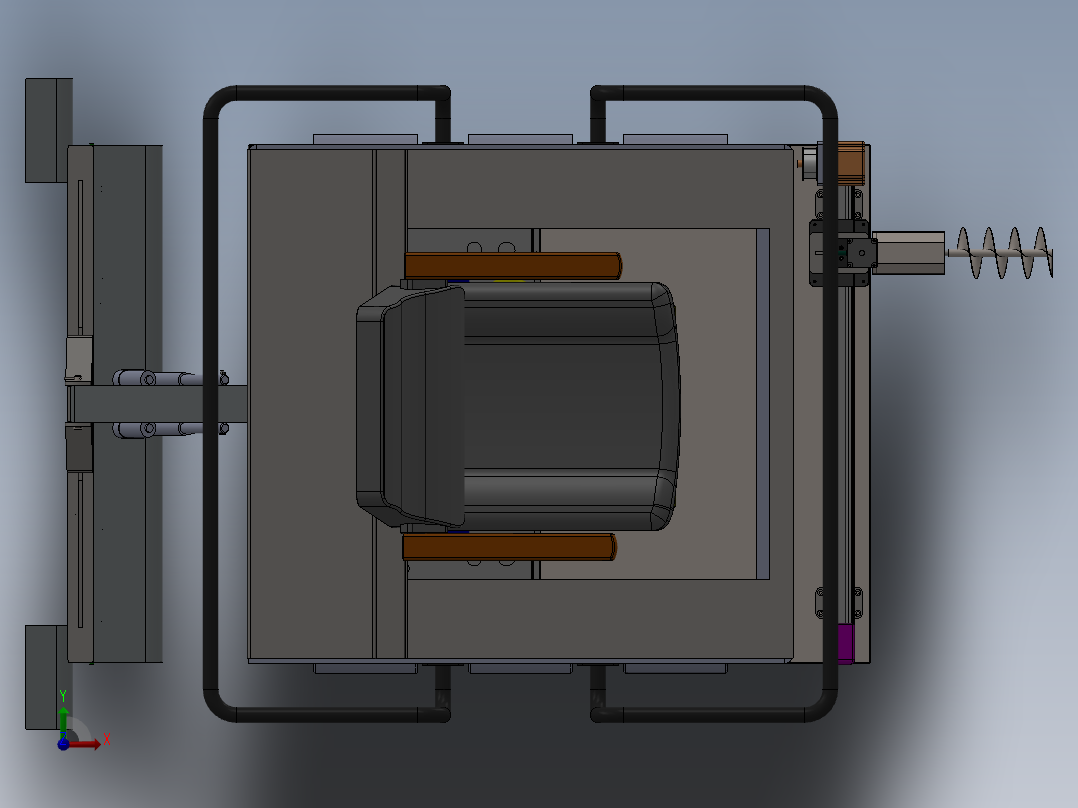 水泥地面自动熨平机731685(1)前视图