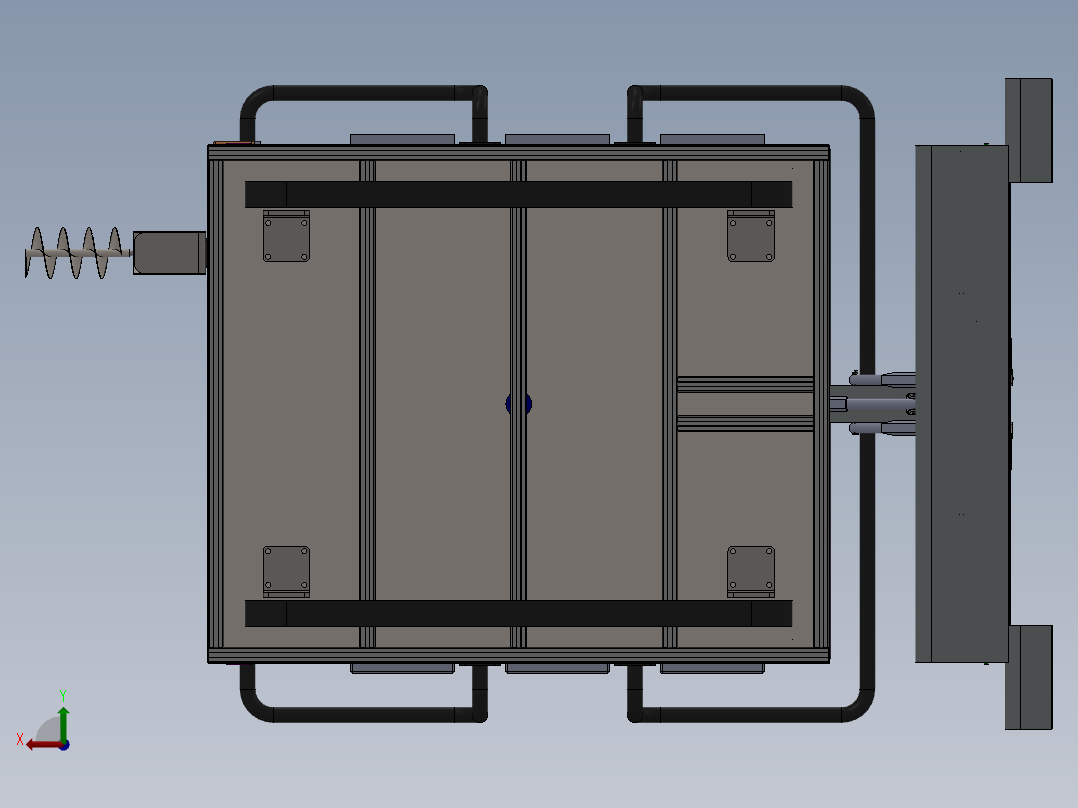 水泥地面自动熨平机731685(1)后视图