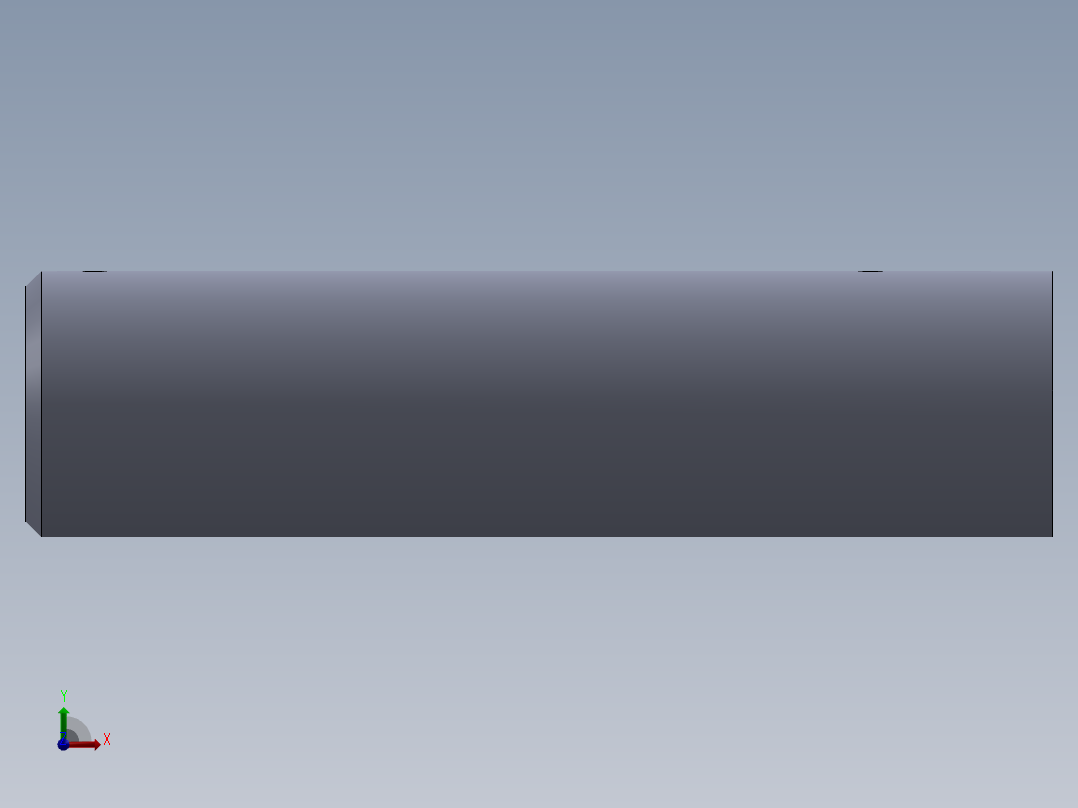 液压缸活塞前视图