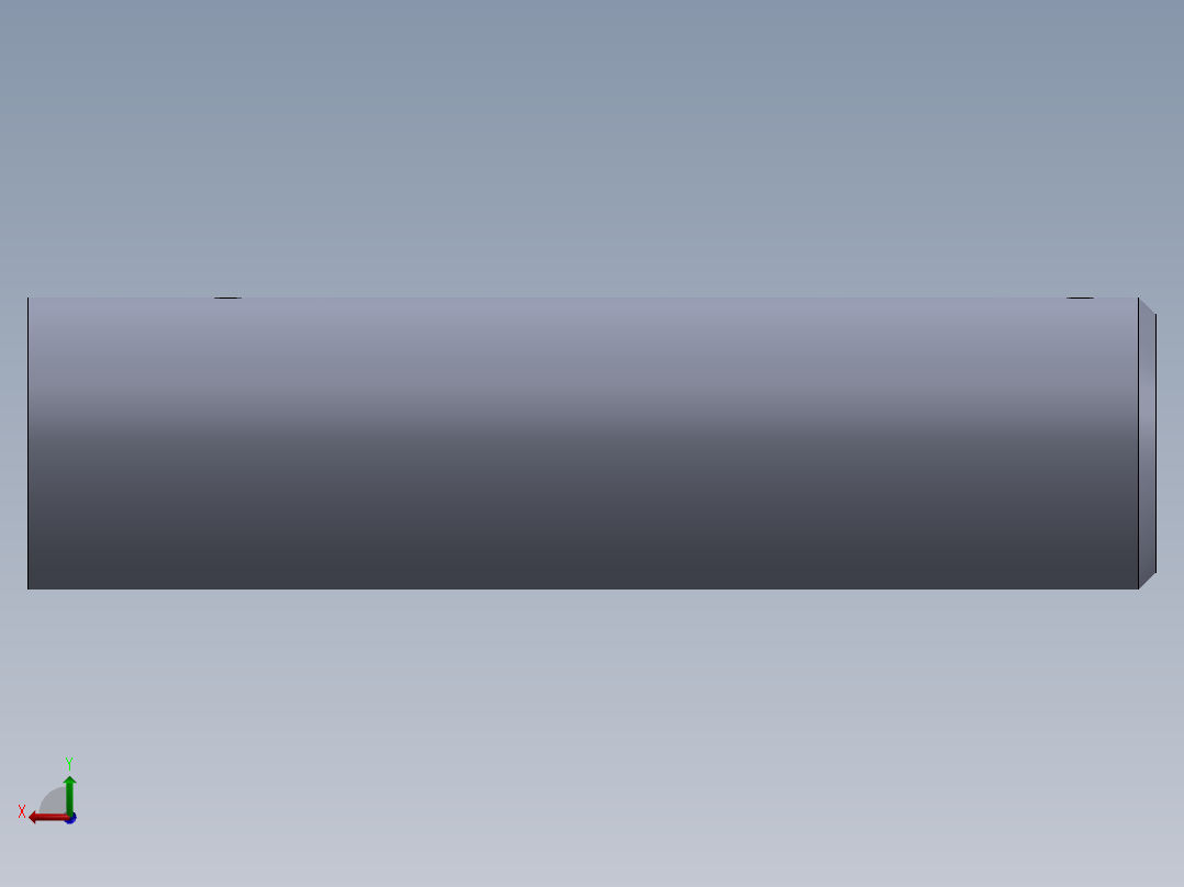 液压缸活塞后视图