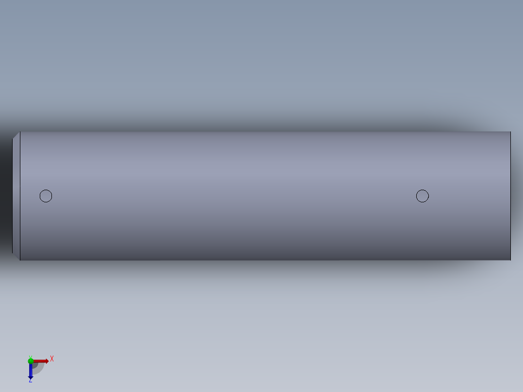 液压缸活塞俯视图