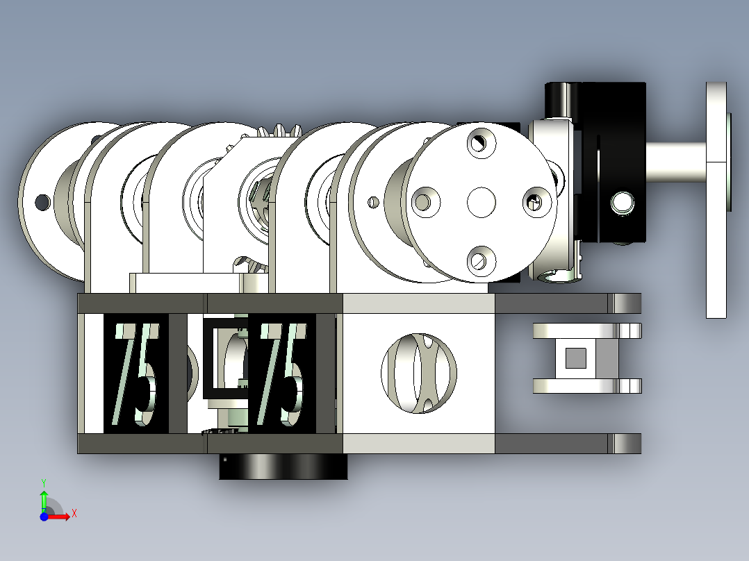 转向差速设计前视图