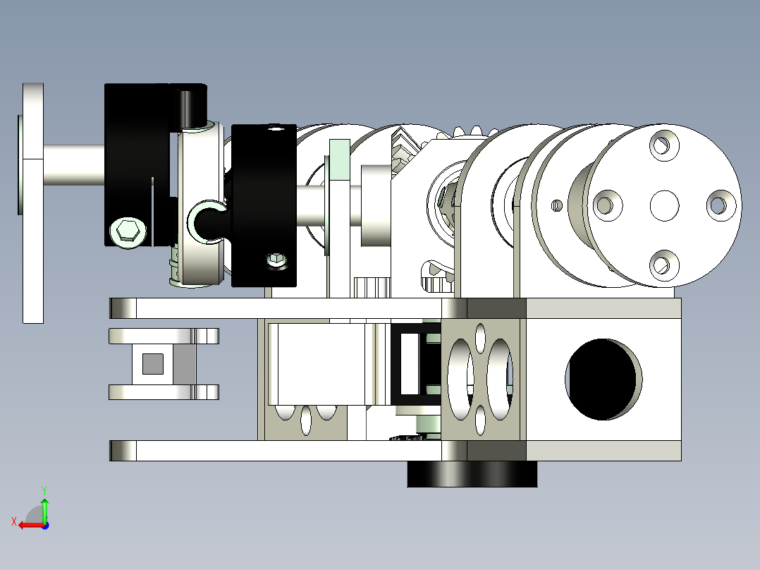 转向差速设计后视图
